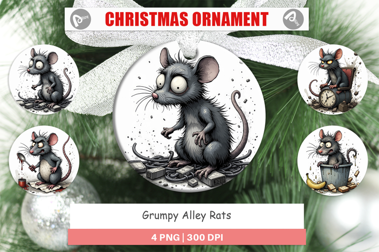Ornament Grumpy Alley Rats