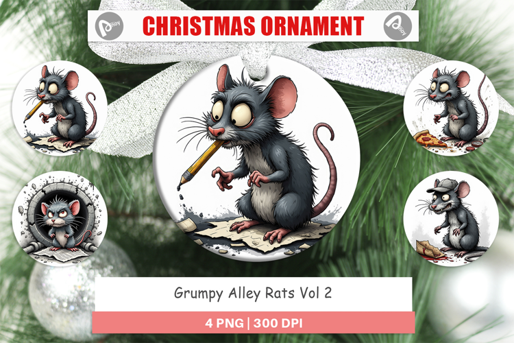 Ornament Grumpy Alley Rats