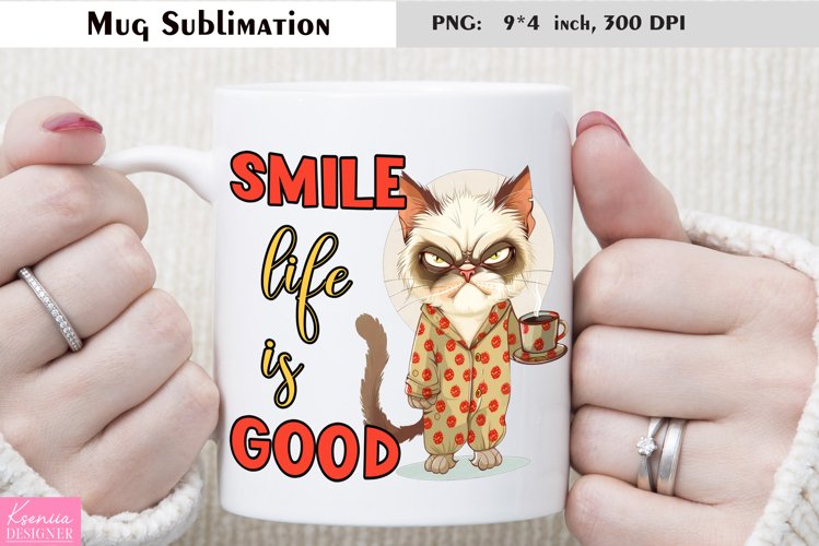 Cartoon Grumpy Animal|Funny Quotes Coffee Mug Sublimation