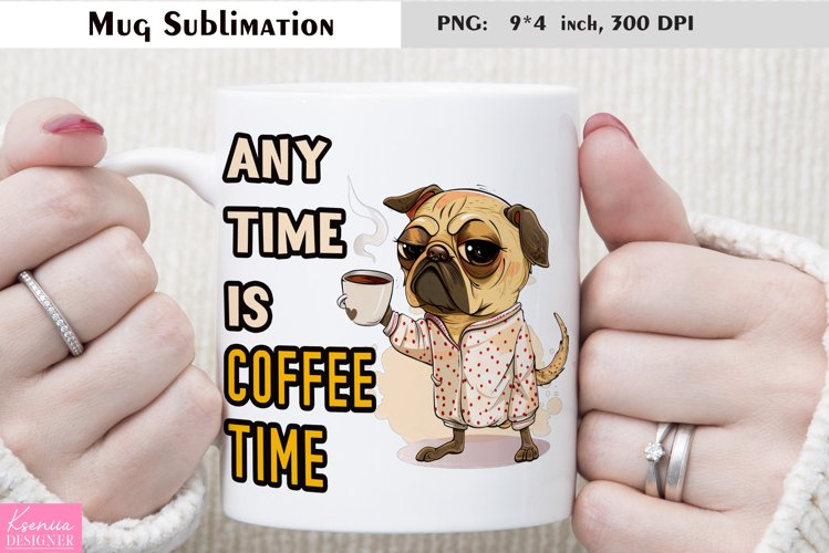 Cartoon Grumpy Animal|Funny Quotes Coffee Mug Sublimation