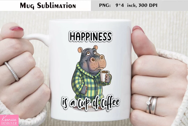 Cartoon Grumpy Animal|Funny Quotes Coffee Mug Sublimation