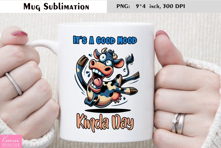 Cartoon Grumpy Animal|Funny Quotes Coffee Mug Sublimation