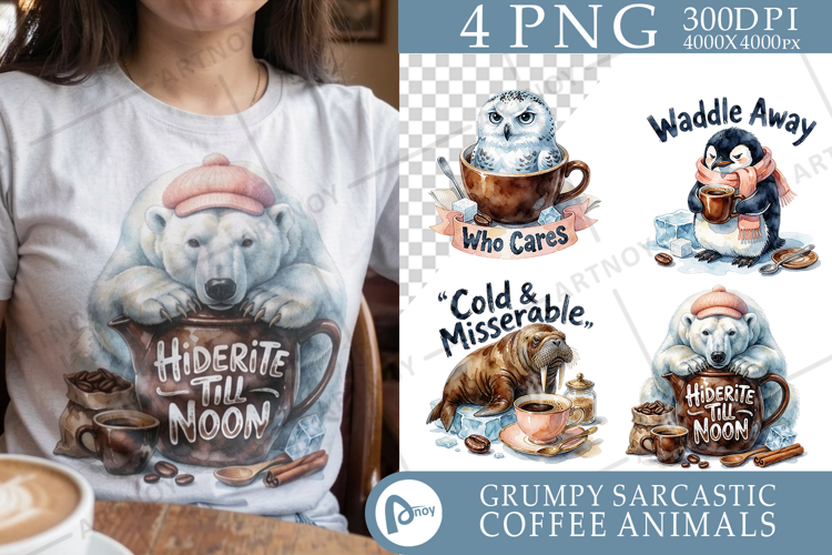 Grumpy Arctic Coffee Sublimation