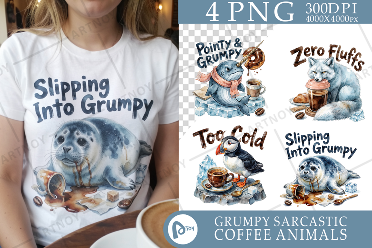 Grumpy Arctic Coffee Sublimation