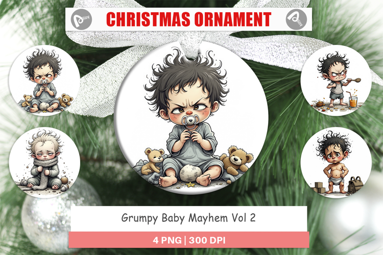 Ornament Grumpy Baby