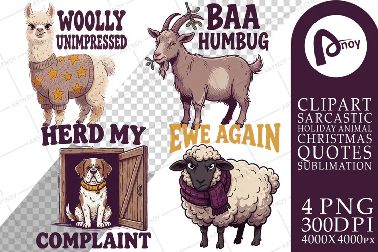 Barnyard Animal Quotes Sublimation