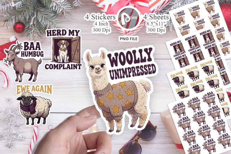 Barnyard Animal Quotes Sticker example image 1