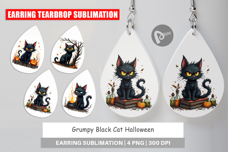Black Cat Clipart Image 9