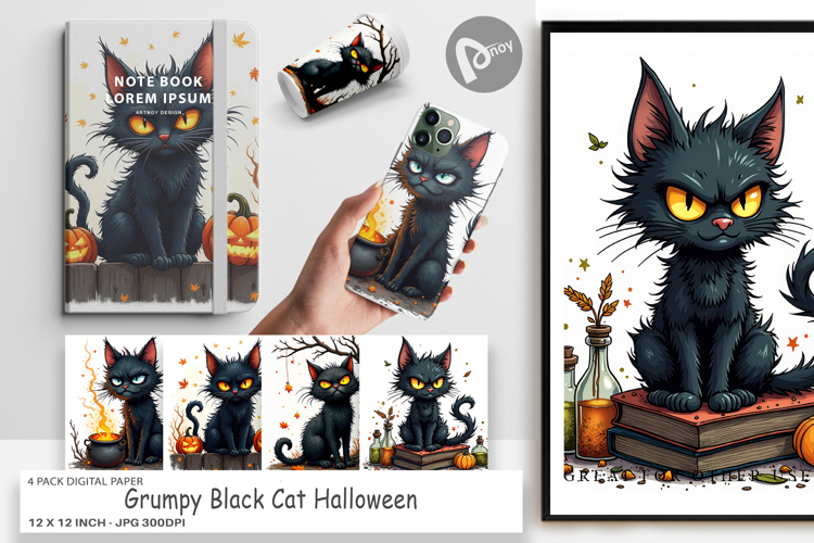 Halloween Scrapbook Paper Image 8