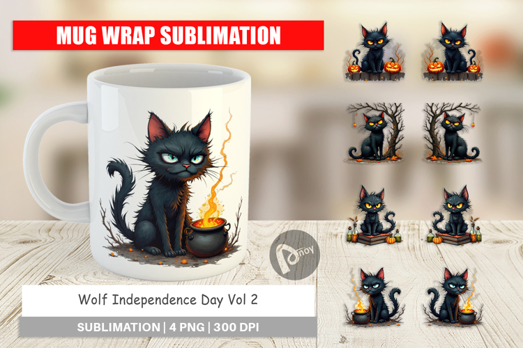 Black Cat Clipart Image 13