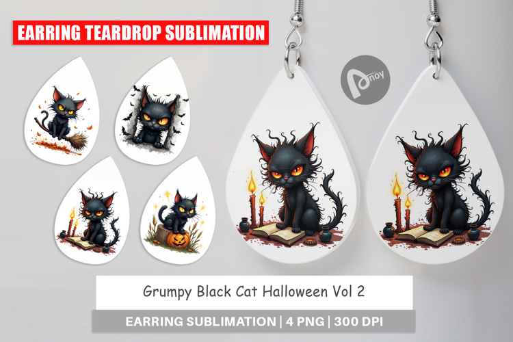 Black Cat Clipart Image 8