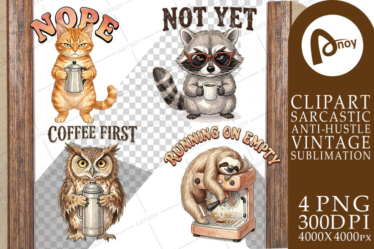 Grumpy Caffeine Crash Sublimation