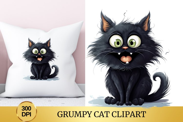 Black Cat Clipart Image 9