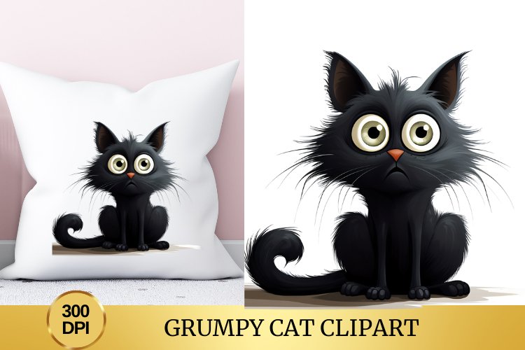 Black Cat Clipart Image 19