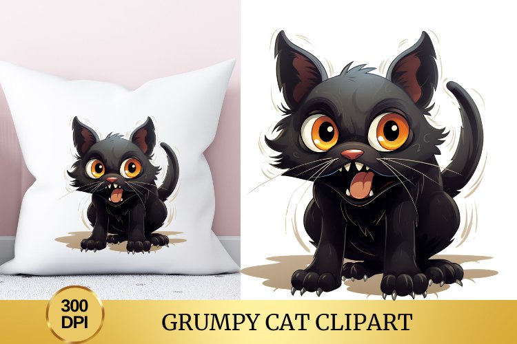 Black Cat Clipart Image 15