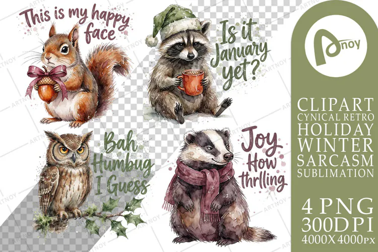 Grumpy Christmas Burnout Sublimation