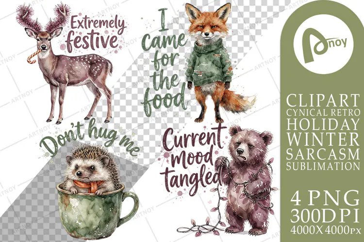 Grumpy Christmas Burnout Sublimation