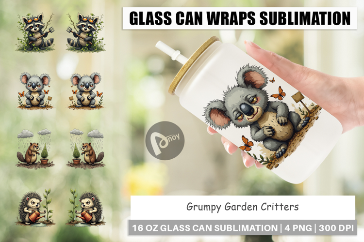 Glass Can Garden Grumps