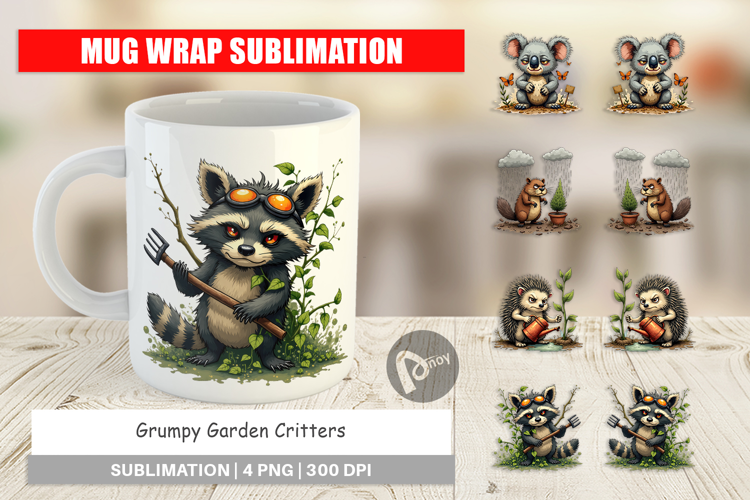 Mug Wrap Garden Grumps
