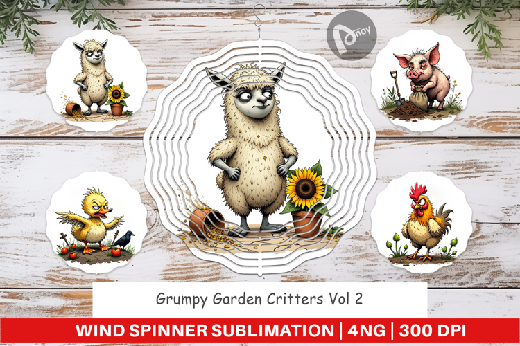 Wind Spinner Garden Grumps