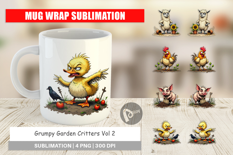 Mug Wrap Garden Grumps
