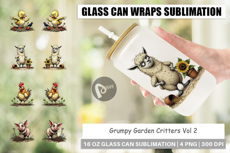 Glass Can Garden Grumps
