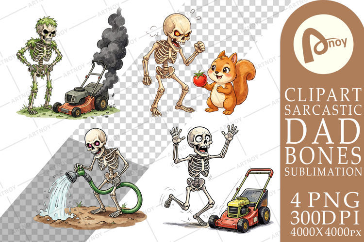 Grumpy Garden Dad Bone Sublimation