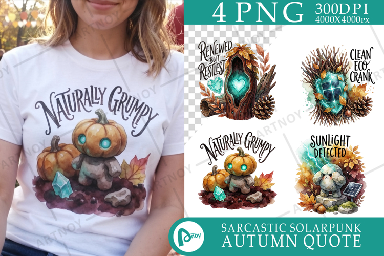 Grumpy Garden Golem Sublimation
