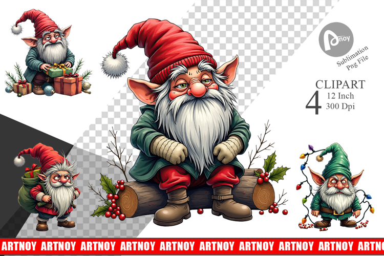 Christmas Watercolor Png Image 13