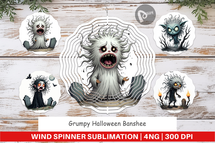 Wind Spinner Grumpy Banshee