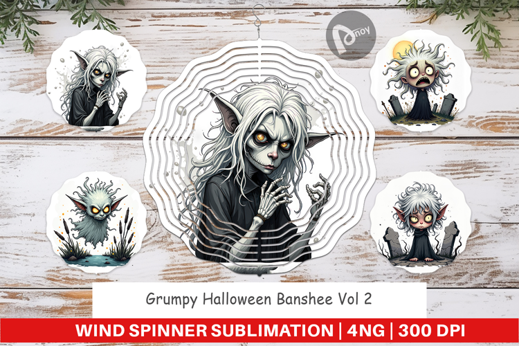 Wind Spinner Grumpy Banshee