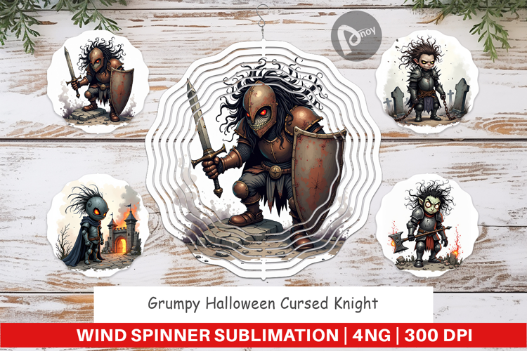 Wind Spinner Grumpy Knight
