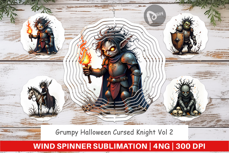 Wind Spinner Grumpy Knight