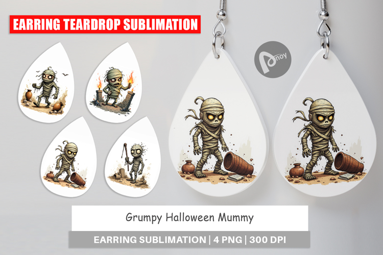 Earring Grumpy Mummy