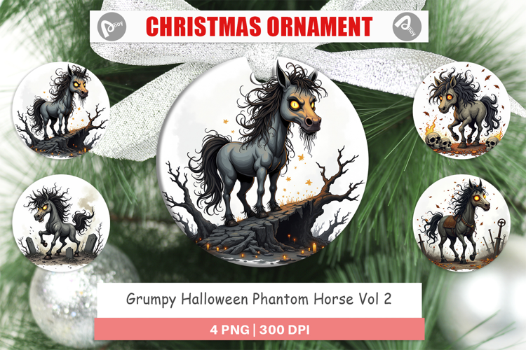 Ornament Grumpy Phantom Horse