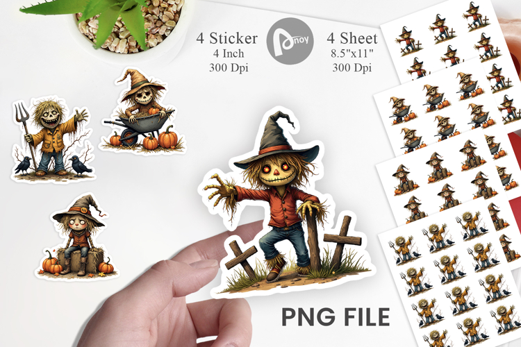 Scarecrow Clipart Image 2