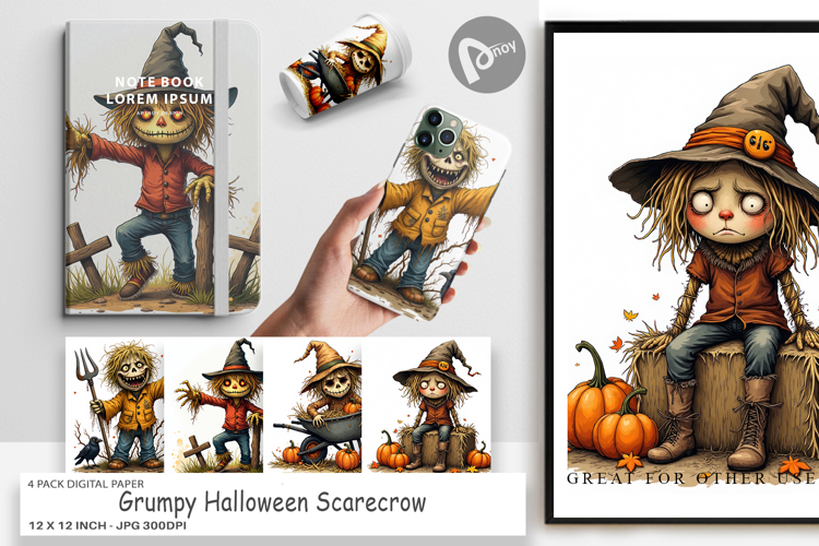 Scarecrow Clipart Image 12