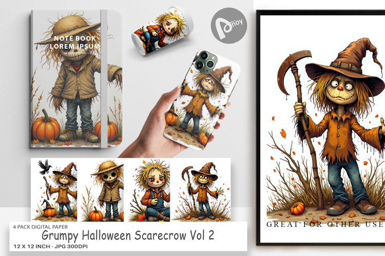 Scarecrow Clipart Image 11