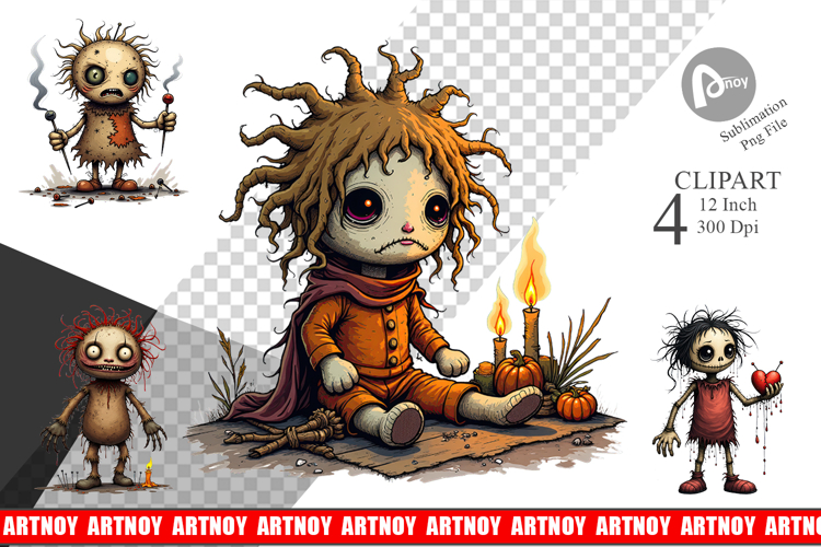 Grumpy Voodoo Doll Clipart
