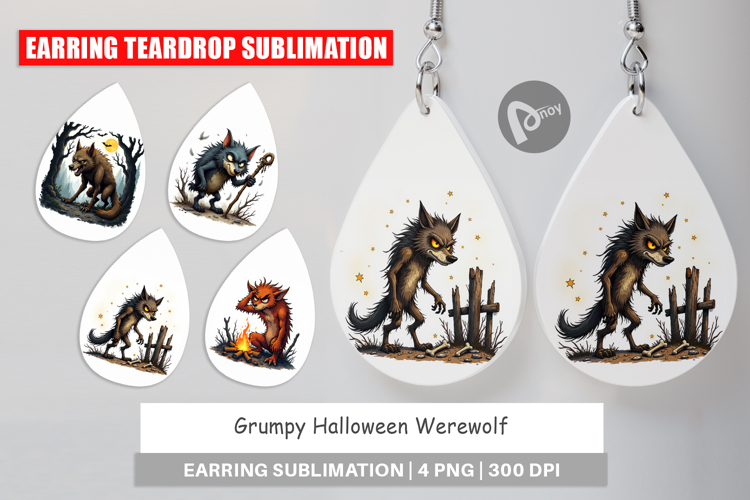 Earring Grumpy Werewolf