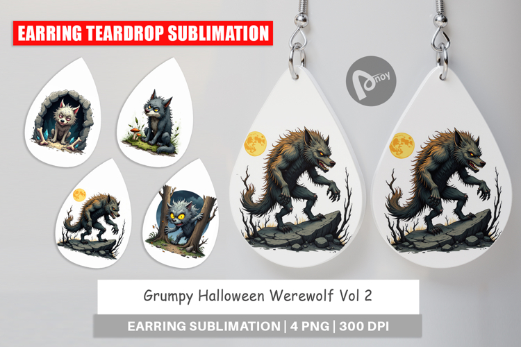 Earring Grumpy Werewolf