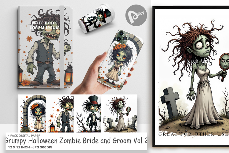 Halloween Scrapbook Paper Image 17