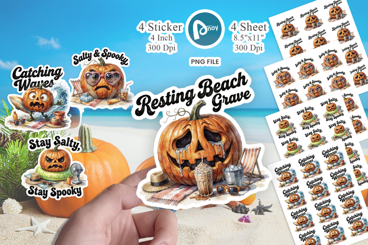 Grumpy Pumpkin Crisis Sticker