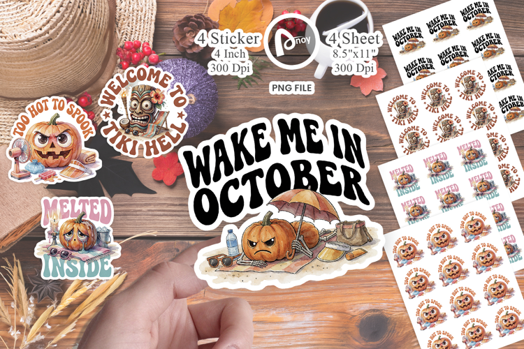 Sunburnt Pumpkin Quotes Sticker