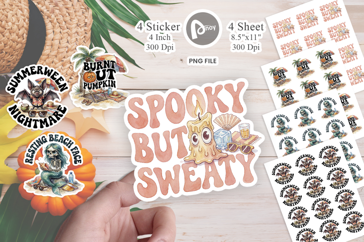 Sunburnt Pumpkin Quotes Sticker