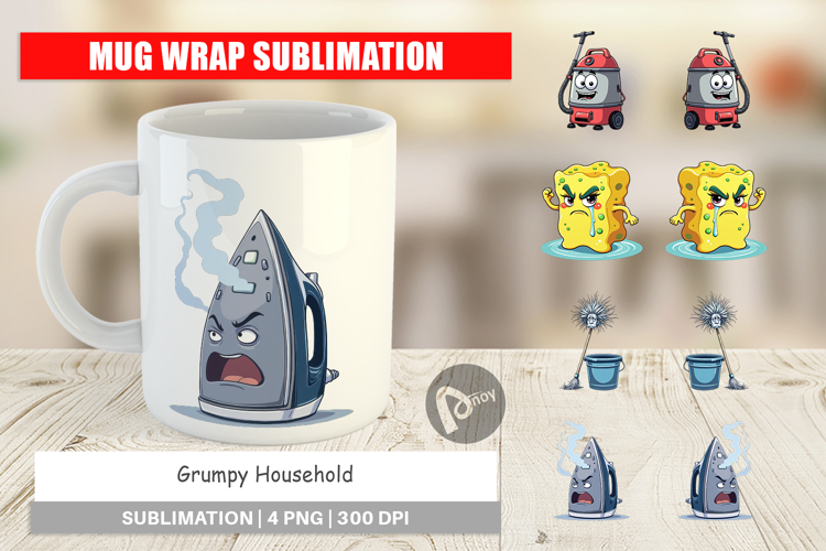 Mug Wrap Grumpy Household