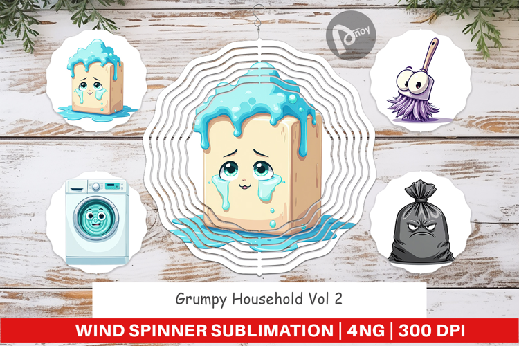 Wind Spinner Grumpy Household