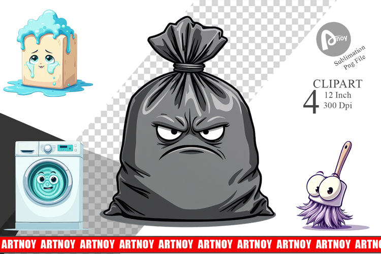 Grumpy Household Clipart