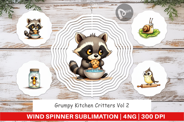 Grumpy Kitchen Wind Spinner