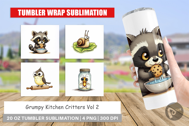 Grumpy Kitchen Critters Tumbler